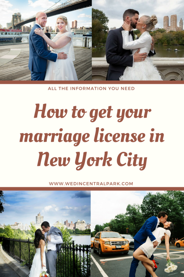 how to get your marriage license in new york city