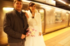 K&S central park wedding subway