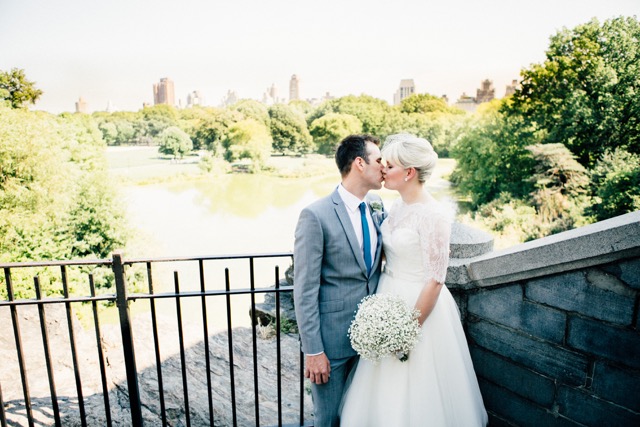 Central Park Wedding Belvedere Castle Terrace E&amp;L 3