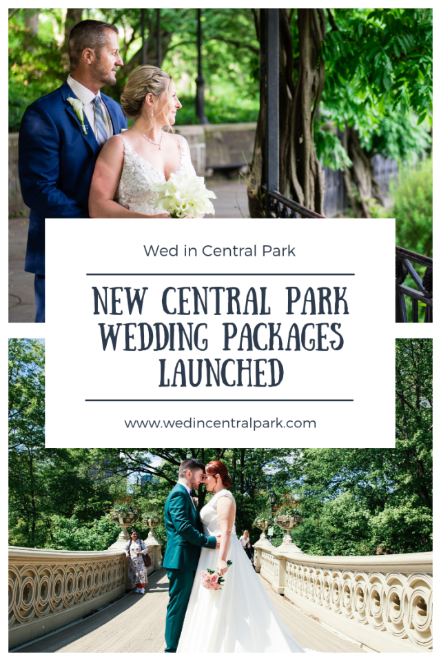 New Customizable Packages for Weddings in Central Park and New York